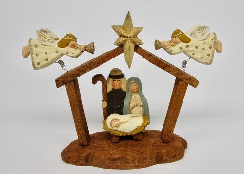 James haddon nativity - haddon, carved